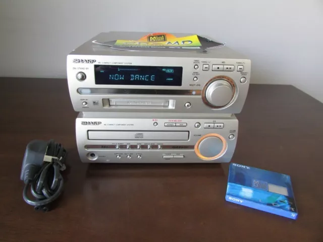 Sharp Md-Mx20H Minidisc And Cd Player - Fully Working