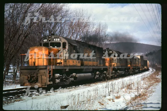 R DUPLICATE SLIDE - Lehigh Valley LV 409 ALCO C-420 Action on Freight