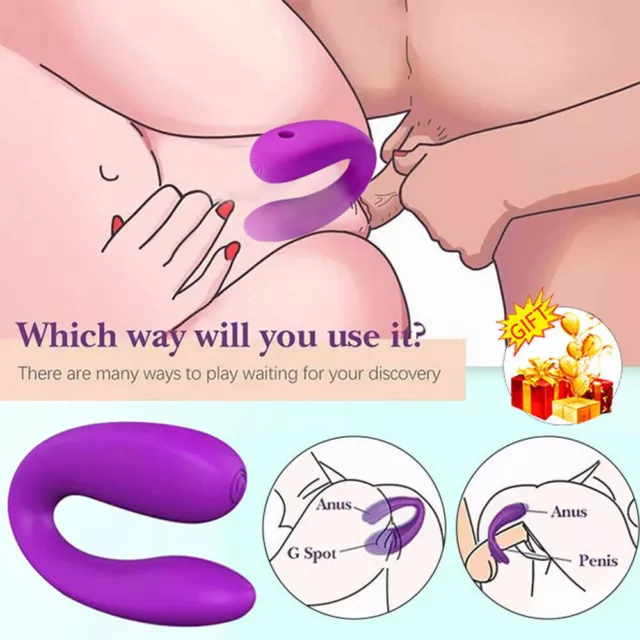 Wearable Dual Head Bullet Vibrator Clit G-Spot Stimulator Anal Plug for Women