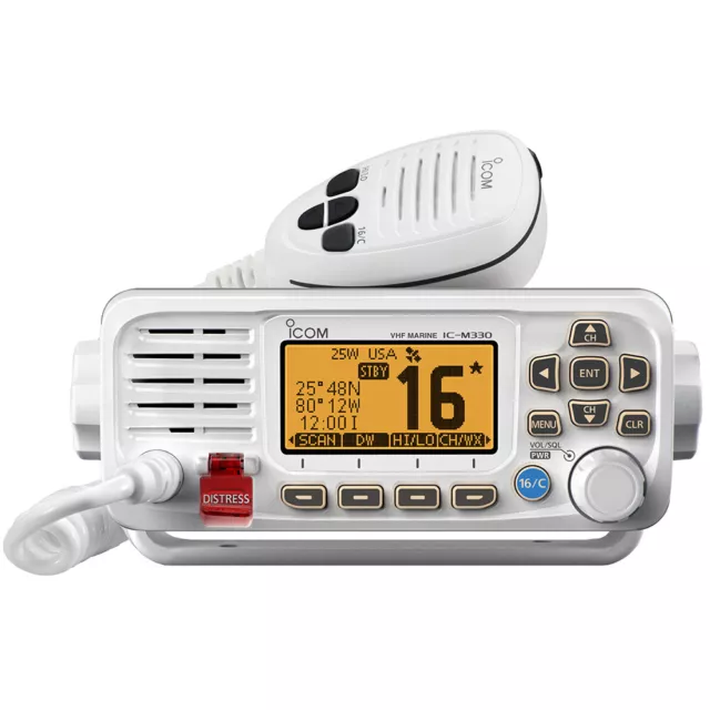 Icom M330 VHF Compact Radio - White