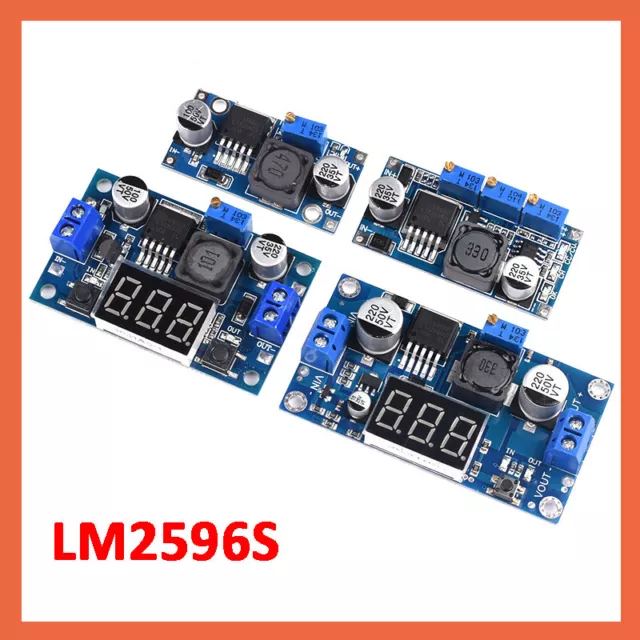 LM2596S DC-DC Adjustable Power Supply Step Down Module Buck Converter 3.3 5 12V