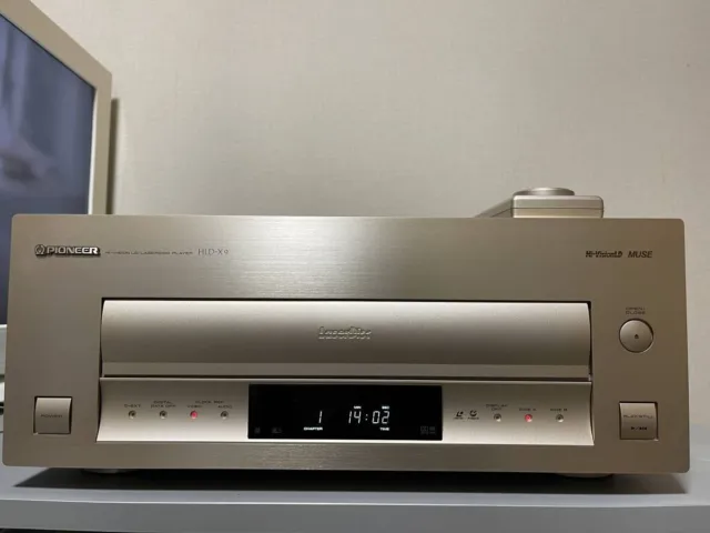 Pioneer HLD-X9 LaserDisc Player Well-maintained With remote control Used Working