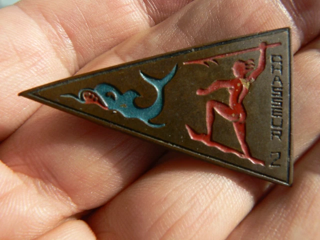 Pin's Armée – Insigne Chasseur De Mines L'Aigle (EGF Doré) – Collection Militaire