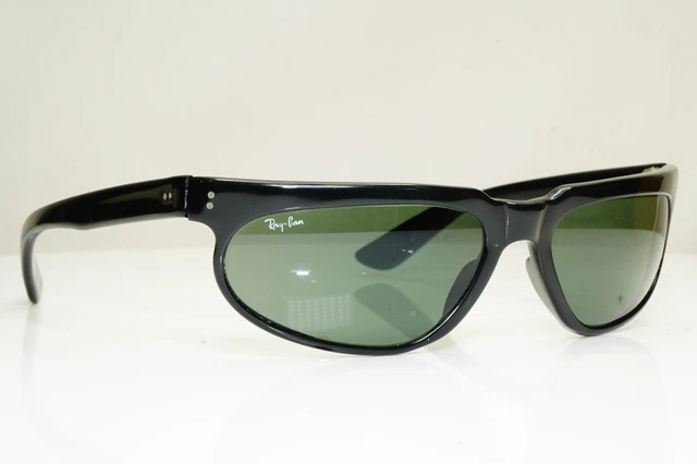 RAYBAN 1995 VINTAGE Sunglasses Bausch & Lomb Mens Black Green W1955 B