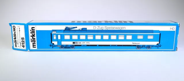 Märklin H0 4125 / D-Zug Speisewagen der SBB CFF FFS / NEU + OVP