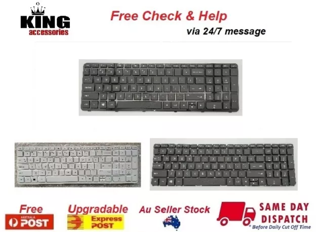 New Keyboard for HP Pavilion 15-a 15-e 15-f 15-h 15-n 15-r 250/255 G2 G3 Series