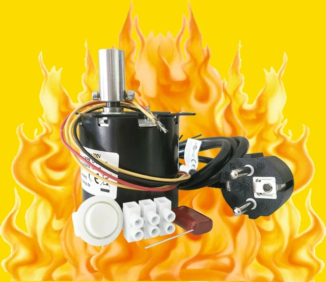 AC 230V Grillmotor, 4 U/min,Getriebemotor,  links- und rechtslauf, 6Nm, NEU