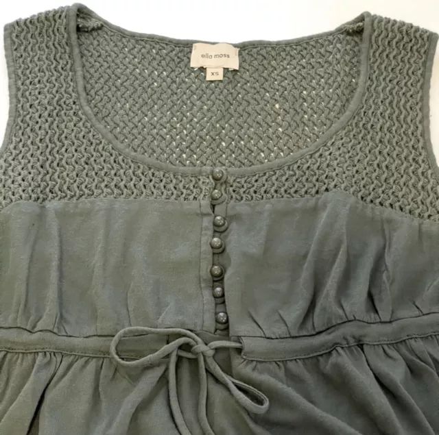 Vintage Anthropologie Ella Moss tank XS