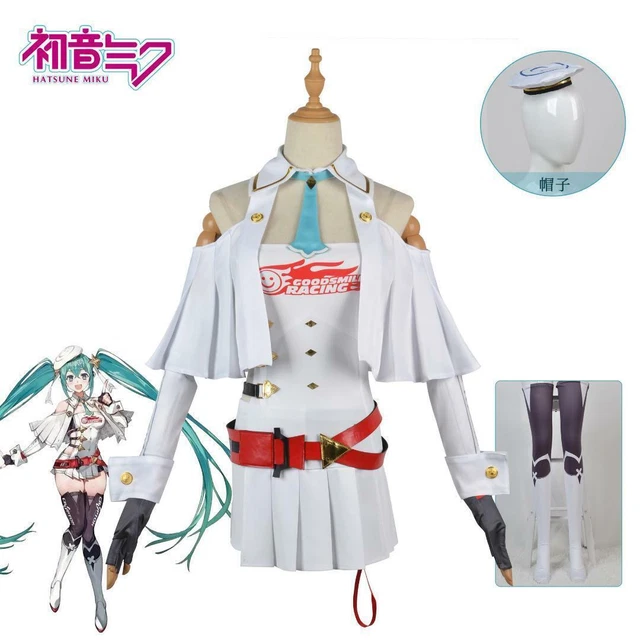 HATSUNE MIKU COS Outfit 2023Hatsune Miku Racing Suit Cosplay Outfit