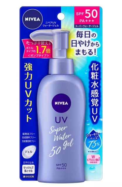 Kao Nivea UV Water Gel 140g SPF50 PA+++ Sunscreen for face and body