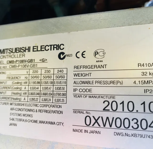 Carte Électronique Mitsubishi Electric  PEFY ( Platine , Carte De Puissance ) 2
