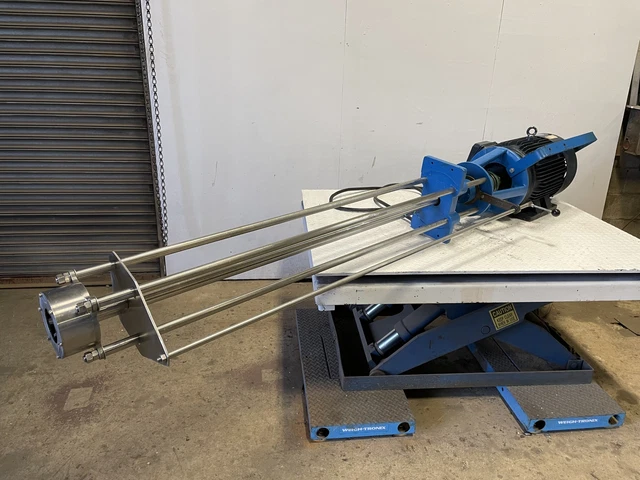 Vertical Tank Mount Mixer, 3PH, 25HP 3600RPM, 230/460V, #95355