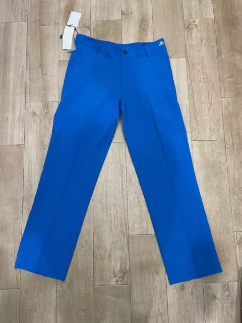 Pantalones de golf Adidas Prime Azul/Cromo Adizero 32x32 TM6700S3P NUEVOS CON ETIQUETAS