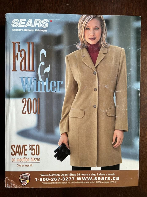 2001 SEARS FALL & Winter Catalogue Canada $75.00 - PicClick CA