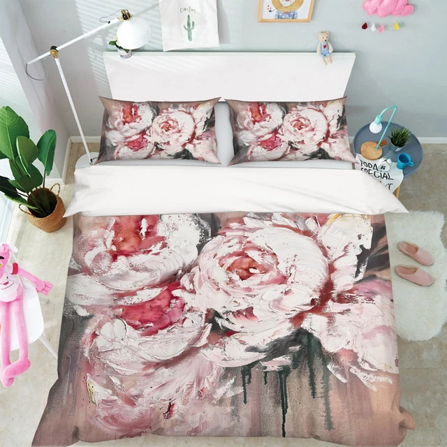 3D arte fiori H9264 letto federe coperta piumone Skromova Marina Erin