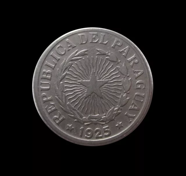 Paraguay Peso 1925 Km 13 #5372#