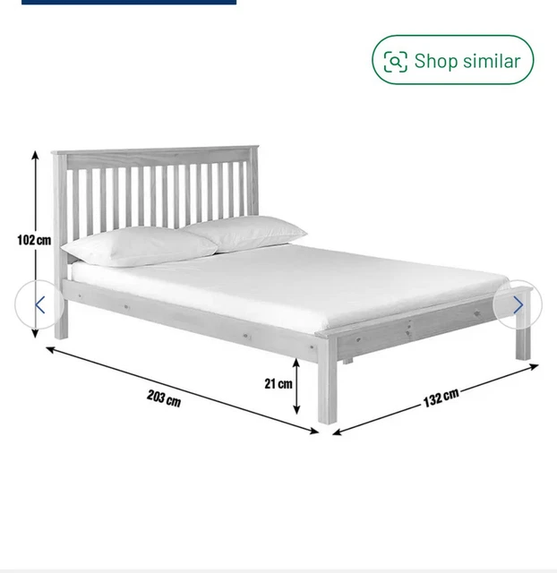 SMALL DOUBLE BED Frame and Mattress £175.00 PicClick UK