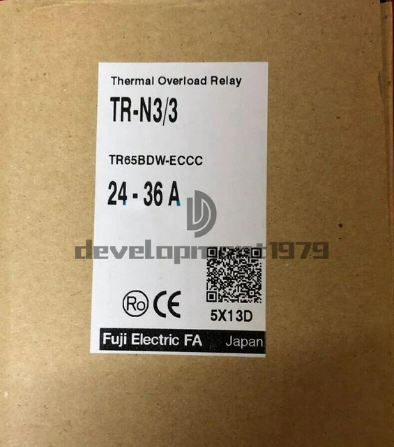 1PCS New FUJI Tr-n3/3 Thermal Overload Protection Relay 24-36 28-40 34-50 45-65A