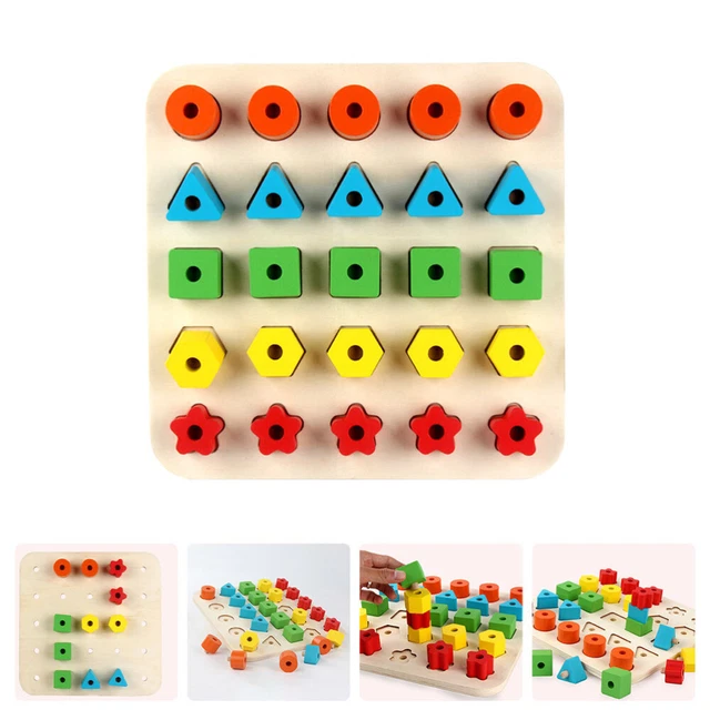 Forma Juguete A juego Juguete Infantil Puzzle Bloques Niño Preescolar