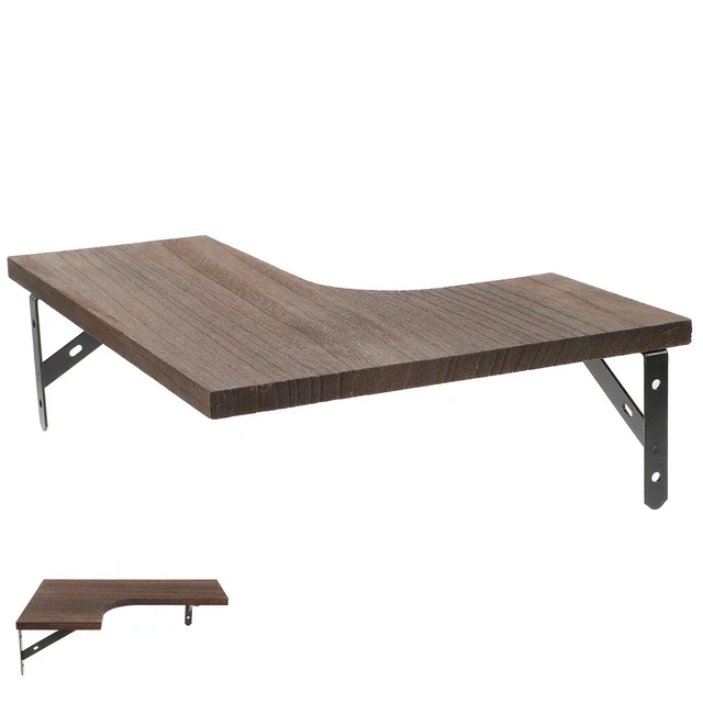 Organizador de cocina de esquina estante de baño estante de almacenamiento barra de almacenamiento de madera