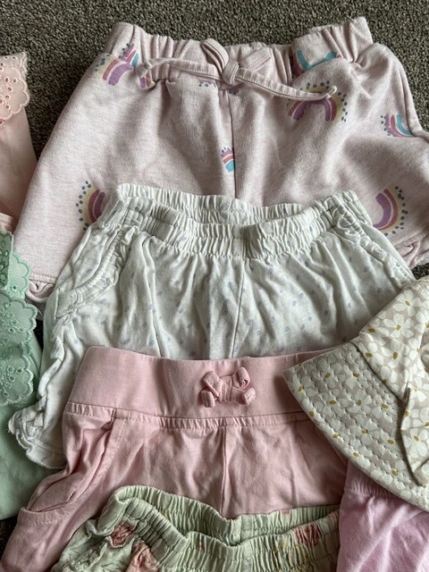 cappello abito top donna pacchetto estivo età 3-4 inc pantaloncini prossimi 4