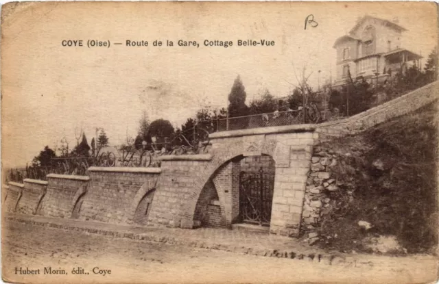 CPA AK COYE - Route de la Gare Cottage BELLE-Vue (423797)