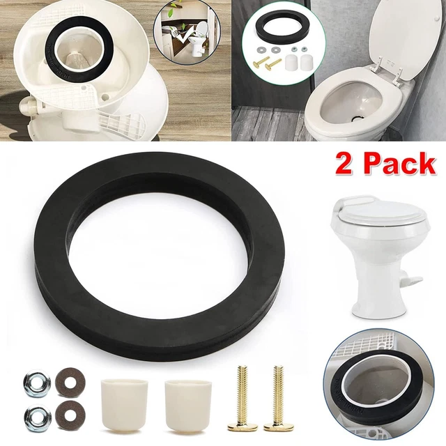 2X RV TOILET Flush Ball Gasket Ring Seal Set Replacement For Dometic