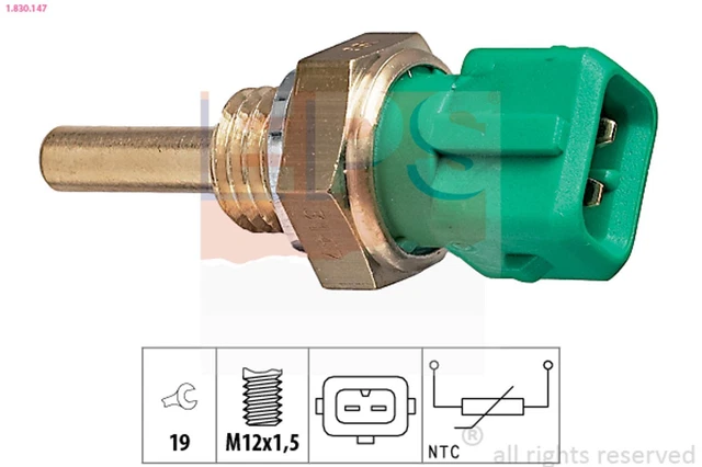 EPS Refrigerante Acqua Sensore Temperatura Made in Italy - OE Equivalente 1.830.147