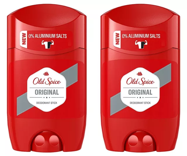 ✅Old Spice ORIGINAL Deodorant Deo Stick Deostick ohne Aluminium Herren 2x 50ml✅