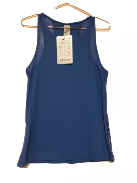 Lorna Jane Size M Felicia  Excel Tank Artic Blue