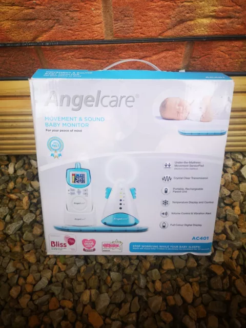 Angel Care Movement And Sound Baby Monitor Boxed Free Postage UK