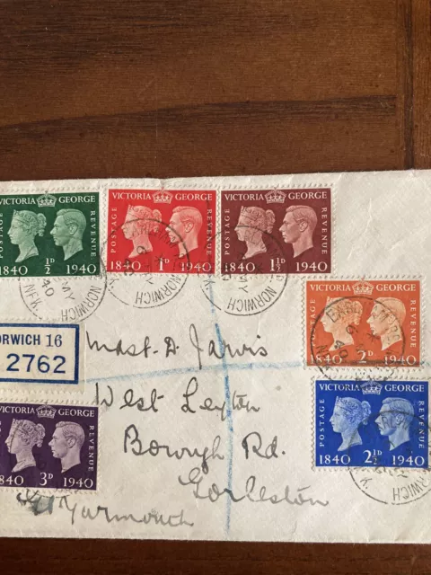 GB KG VI  1940 stamp FDC  In Good Condition (lot 70)