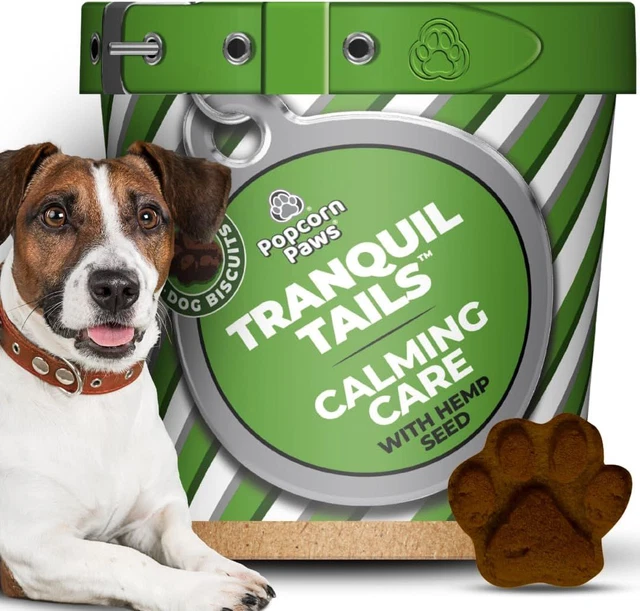 POPCORN PAWS CALMING Dog Treats Chicken Flavor 120g for Stress Relief £ ...