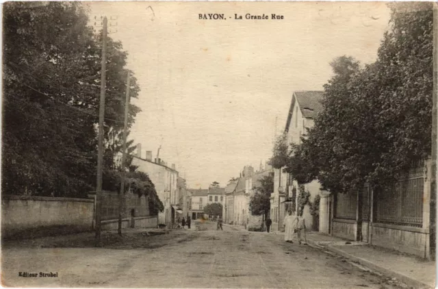 CPA AK BAYON - La Grande Rue (386556)