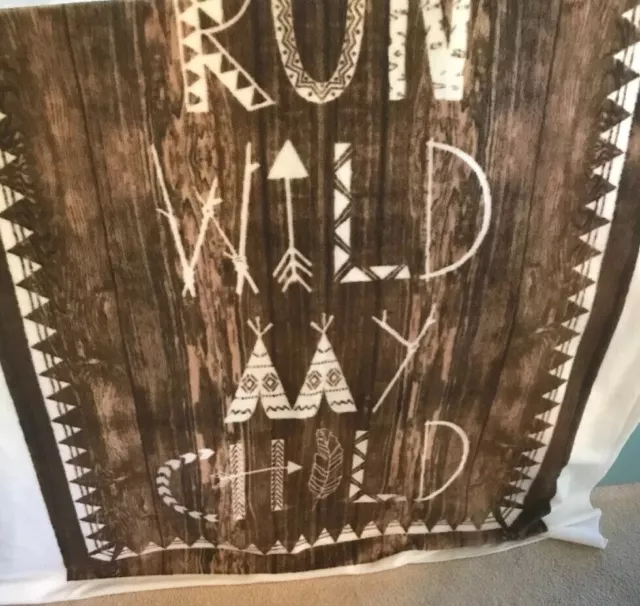 Run Wild My Child Fleece Fabric Panel