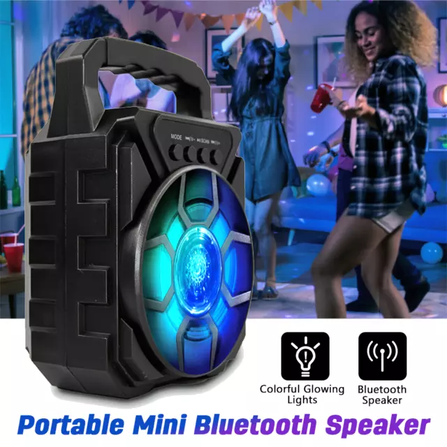 Wireless Bluetooth Speaker Portable Stereo Music Waterproof AUX/TF/FM/Radio