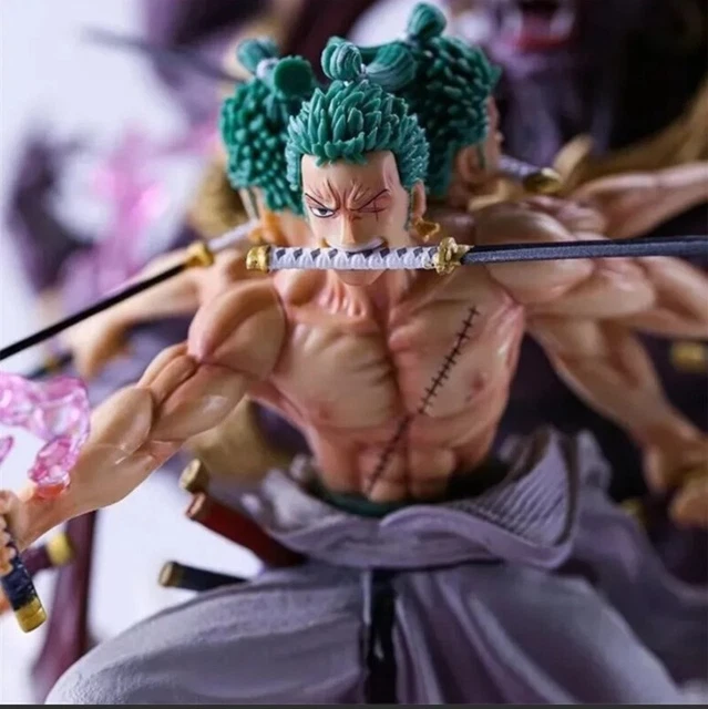 ONE PIECE FIGURE Roronoa Zoro Nine Sword Asura Ashura PVC Figurine ...