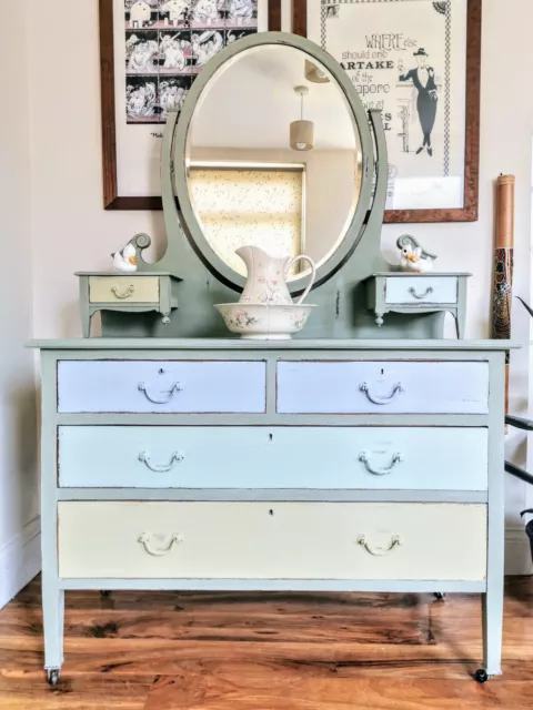 Beautiful Upcycled Vintage Edwardian Dressing Table