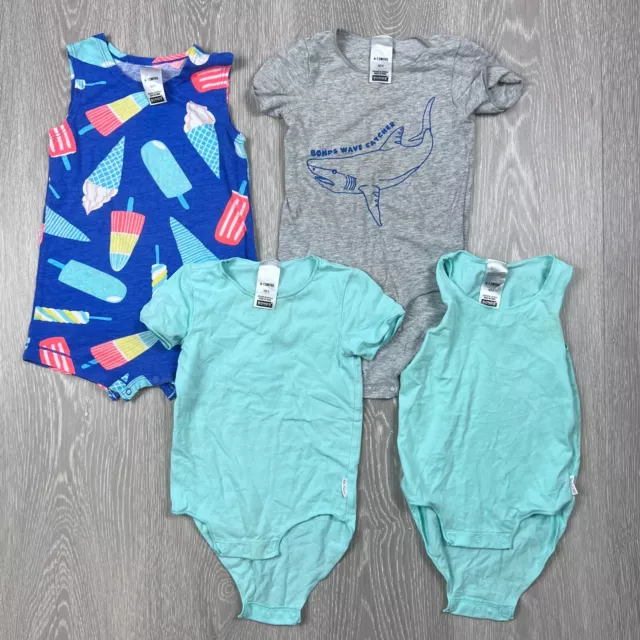 Bonds Babies Top Bundle Size 6-12 Months (Size 0) - 4 Pieces