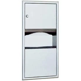 Bobrick ClassicSeries Recessed Folded Paper Towel Dispenser/Receptacle Bobrick