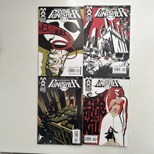 Marvel Comics Punisher Frank Castle Max #66 67 68 69 NM 2009