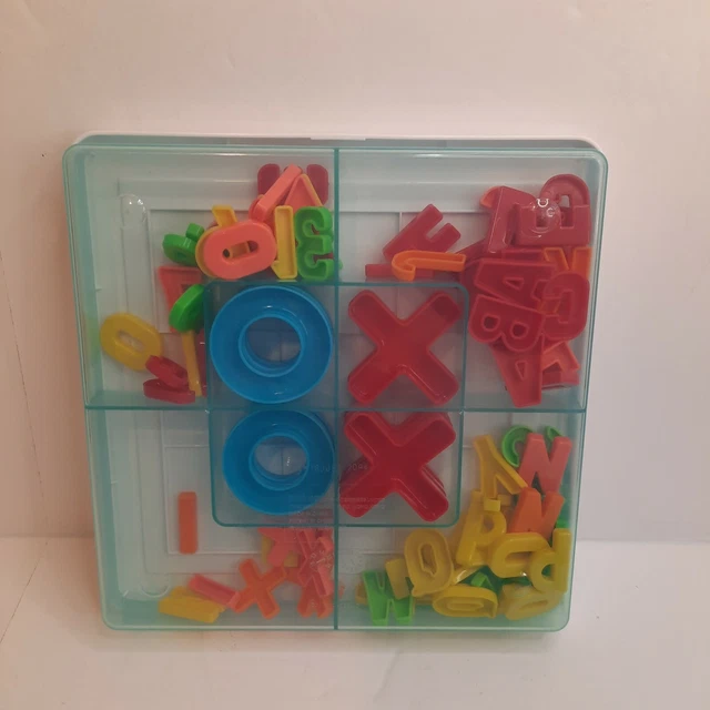 VINTAGE PLASTIC NUMBER & Math Symbols Alphabet Letters Playgo Toys Case ...