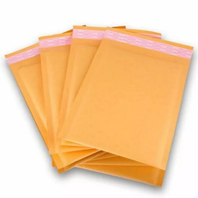 New 25 pcs #0 Bubble Padded Envelopes Self-Sealing Mailers 6x10 Inner US