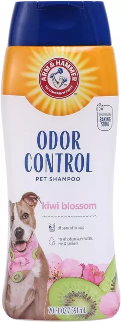 Arm & Hammer Super Deodorizing Shampoo For Dogs , Kiwi Blossom Scent, 20 Fl Oz