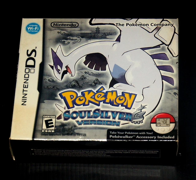 POKEMON SOUL SILVER Version Nintendo Ds Cib Authentic 3Ds 2Ds Xl Lite