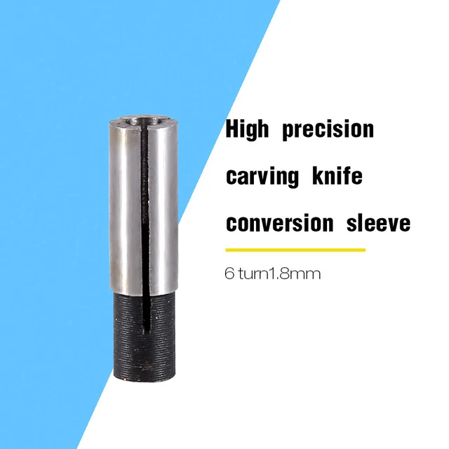 6mm To 3.175mm Engraving Bit CNC Router Tool Adapter Steel Accurate Engraving