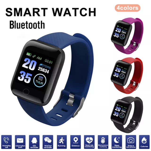 Smart Watch Band Sport Activity Fitness Tracker For Kids Fit bit Android iOS L1