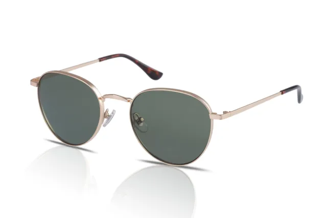 O'Neill Sunglasses Polarised ONS-9013 2.0 001P Satin Gold/Solid Green