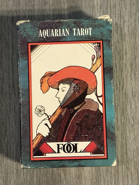 AQUARIAN TAROT CARD Deck the Fool 1970 Vintage by David Palladini