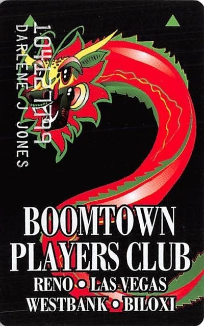 Boomtown Casino - Las Vegas, NV - RARE Special Issue Slot Card